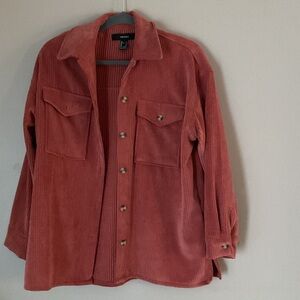 Forever 21 Corduroy Jacket - Pink